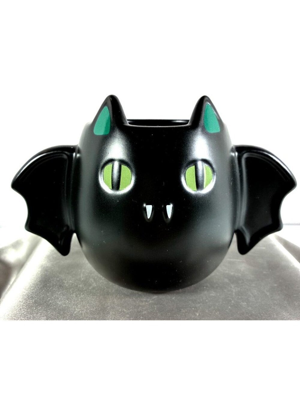 Hyde & EEK Boutique Black Bat Cat Halloween Figural Mug 14 oz Double Handle Targ